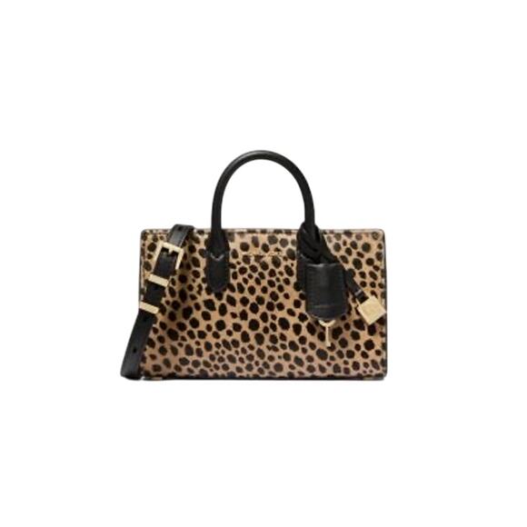 Michael KORS Scarlett Extra-Small Petite Cheetah Print Calf Hair Crossbody Bag - Picture 1 of 4